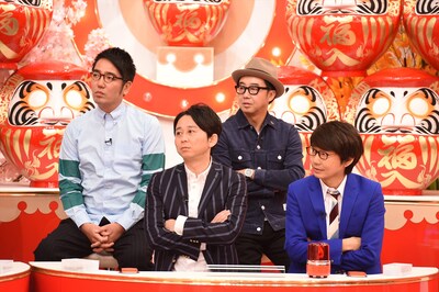「クイズ☆正解は一年後」に出演する「有吉チーム」。(c)TBS