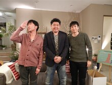 （左から）スピードワゴン小沢、中村紀洋、チュートリアル徳井。(c)ABC