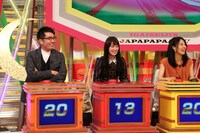 （左から）おぎやはぎ小木、高山一実、井森美幸。(c)関西テレビ