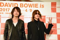 TAKURO（GLAY）とSUGIZO（LUNA SEA, X JAPAN）。