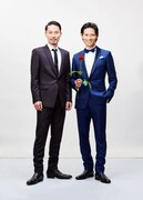 司会進行役を務める坂東工と久保裕丈氏。