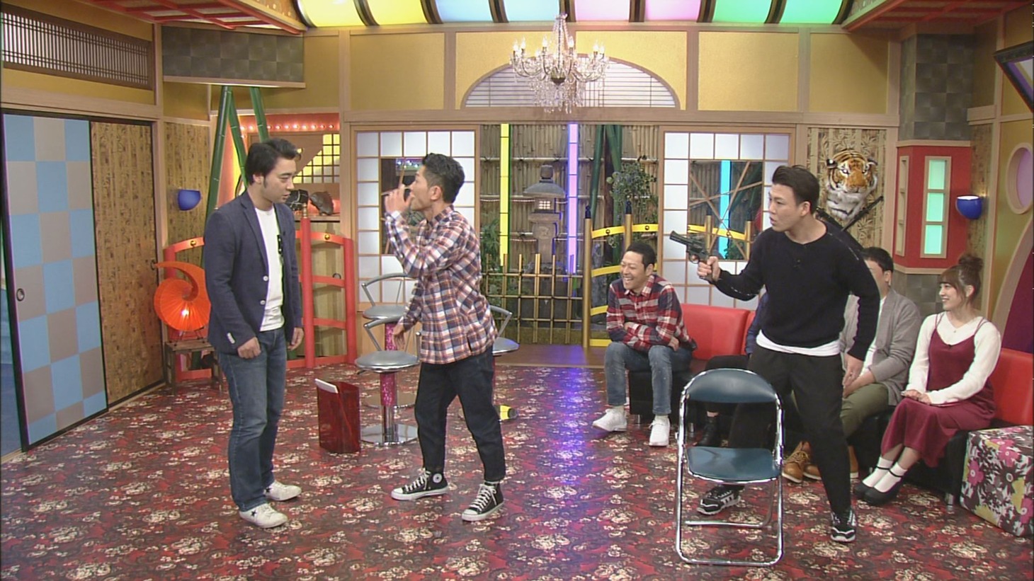 コントを披露するジャングルポケット。(c)CBC