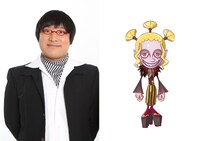 南海キャンディーズ山里と山里が演じる鴉天狗。(c)2017 映画プリキュアドリームスターズ！製作委員会