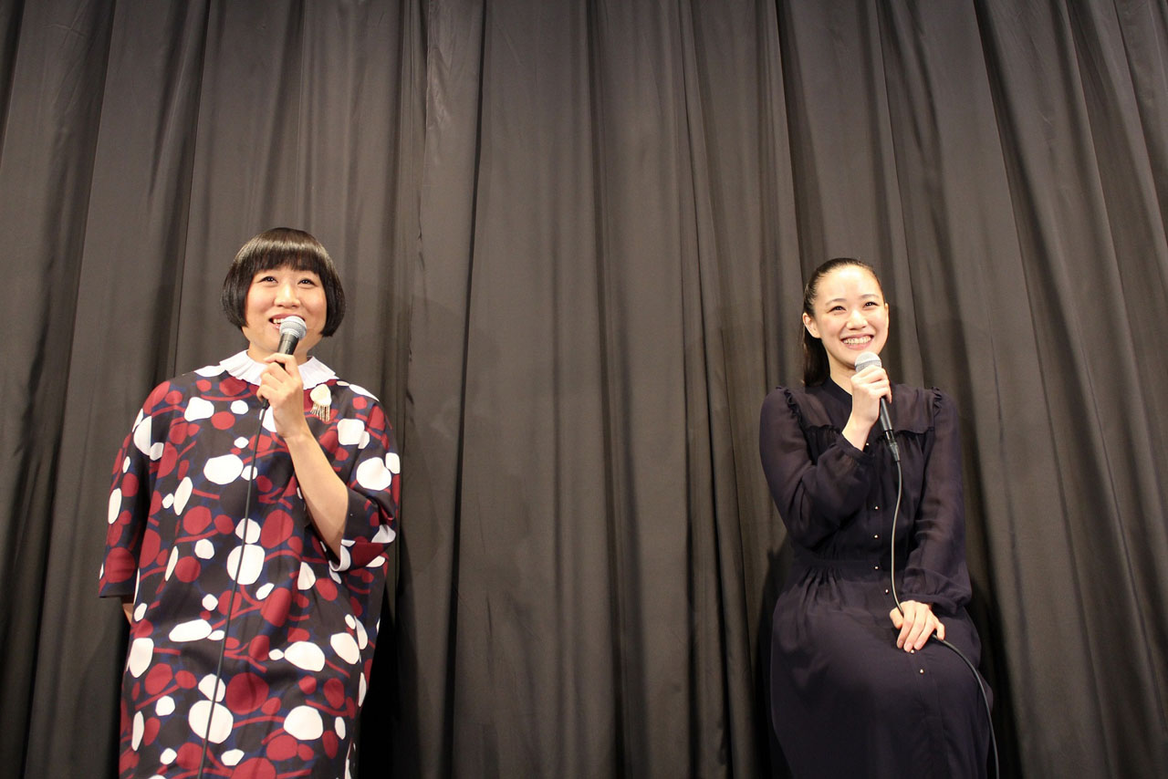 トークイベントの様子。