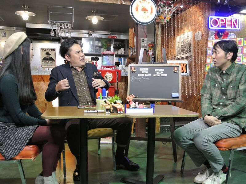 「有田と週刊プロレスと」に出演するアンガールズ田中(右)。(c)flag Co.,Ltd.