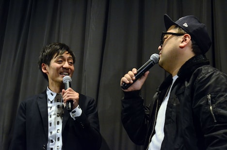 トーク中の様子。