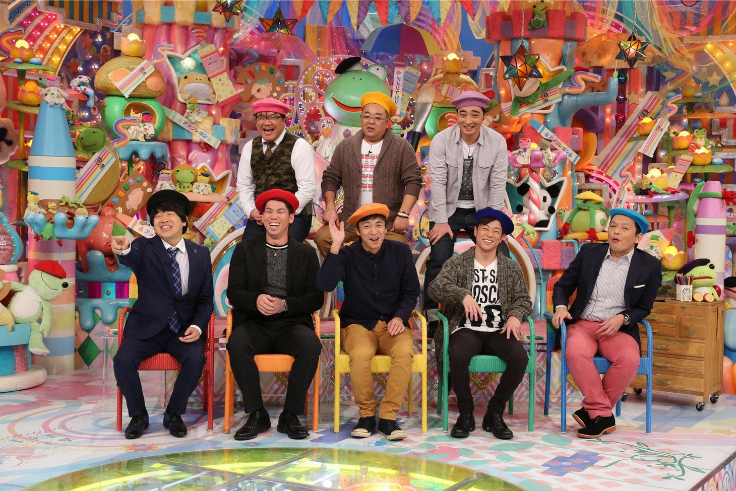 「アメトーーク！」に出演する「絵心ない芸人」たち。(c)テレビ朝日