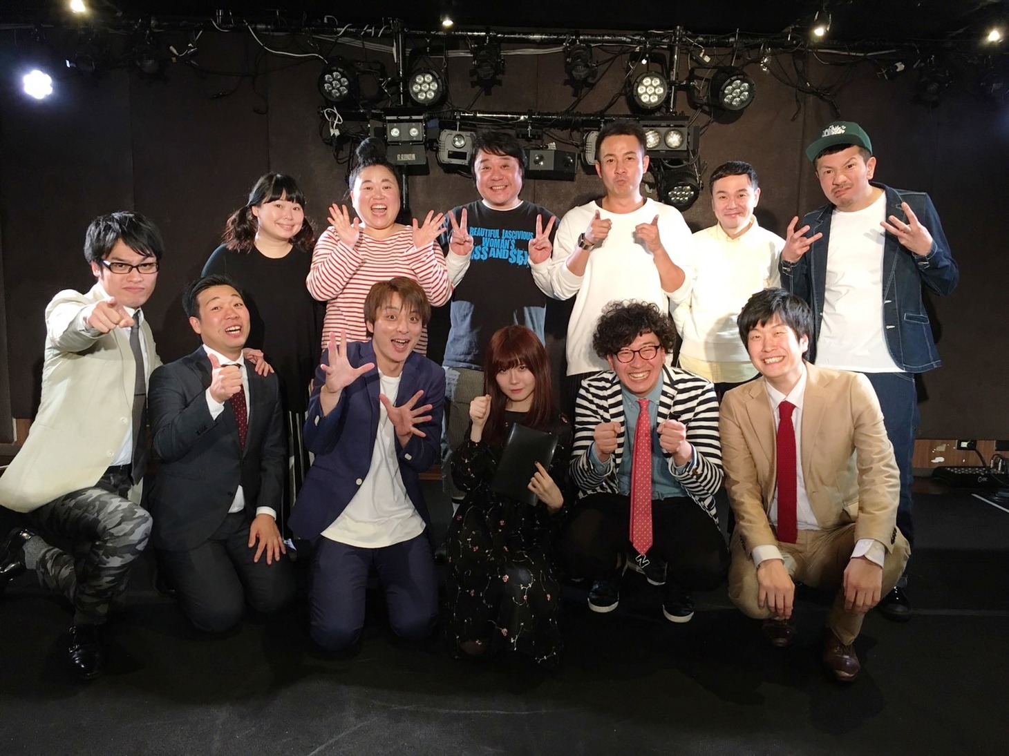 「WEL名古屋 ～ワタナベ名古屋芸人LIVE～」初回の出演者たち。