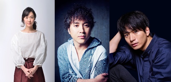 左から黒木華、ムロツヨシ、向井理。