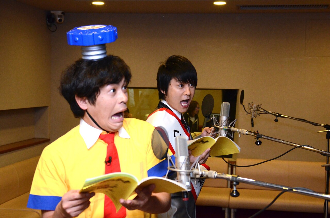 アフレコに臨む流れ星。