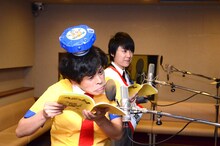 アフレコに臨む流れ星。