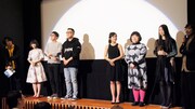 1月28日に東京・K's cinemaで行われた「最高の仕打ち」「ファーストアルバム」舞台挨拶の様子。