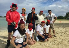 「浜ちゃんが！」グアム編の出演者たち。(c)読売テレビ