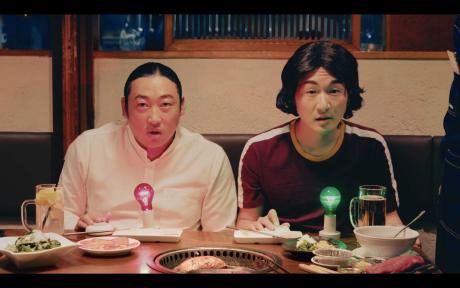 Webムービー「邪念0の会」のワンシーン。