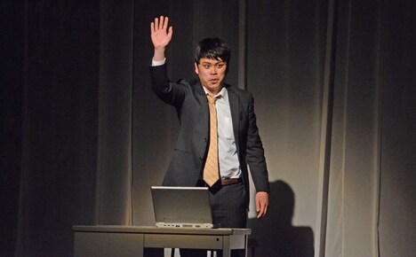 ナスのネタに“ひとまがり”加えることを宣言するななまがり初瀬。