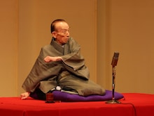 「お笑いぱっちり倶楽部」会長の桂歌丸。(c)江戸家まねき猫