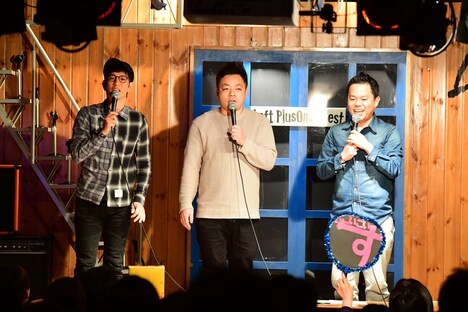 「アンタッチャブル柴田×ダイアン 東西2組トーク」の様子。