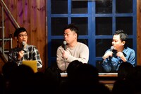 「アンタッチャブル柴田×ダイアン 東西2組トーク」の様子。