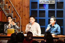 「アンタッチャブル柴田×ダイアン 東西2組トーク」の様子。