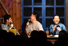 「アンタッチャブル柴田×ダイアン 東西2組トーク」の様子。