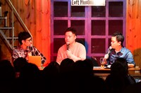 「アンタッチャブル柴田×ダイアン 東西2組トーク」の様子。