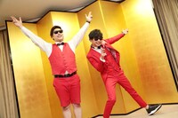 8.6秒バズーカー。左からはまやねん、田中シングル。