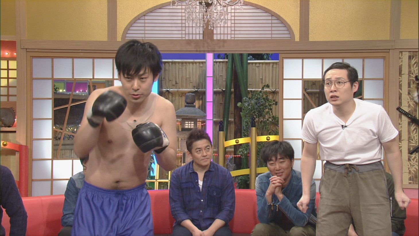 ヤングウッズのコントのワンシーン。(c)CBC