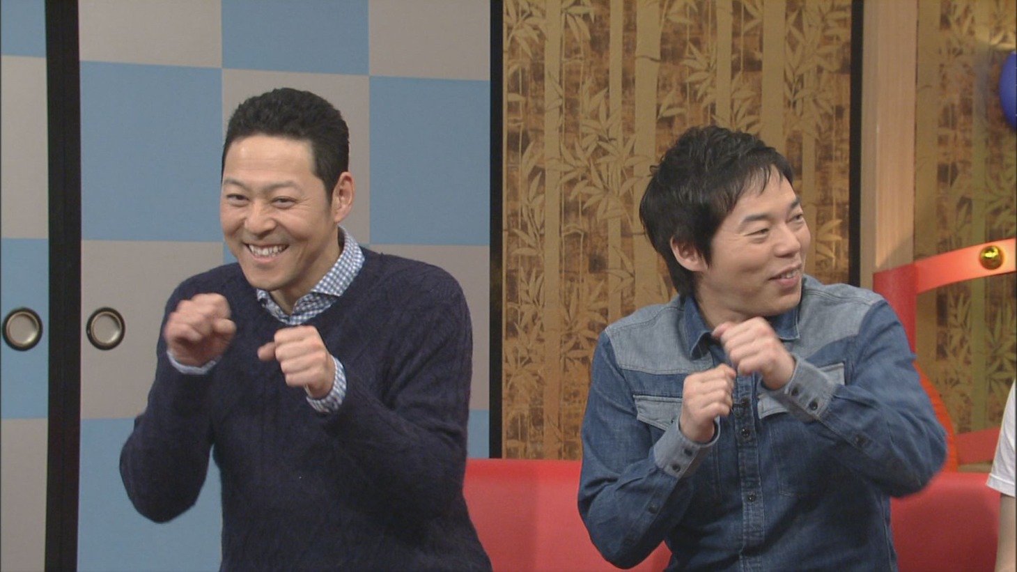 （左から）東野幸治、今田耕司。(c)CBC