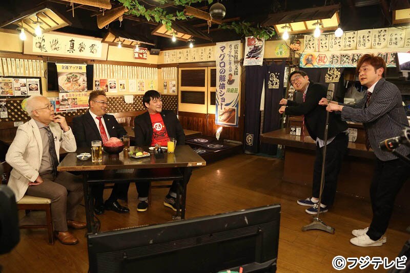「かたらふ～ぼくたちのスタア～」に出演する（左から）小堺一機、サンドウィッチマン、なすなかにし。