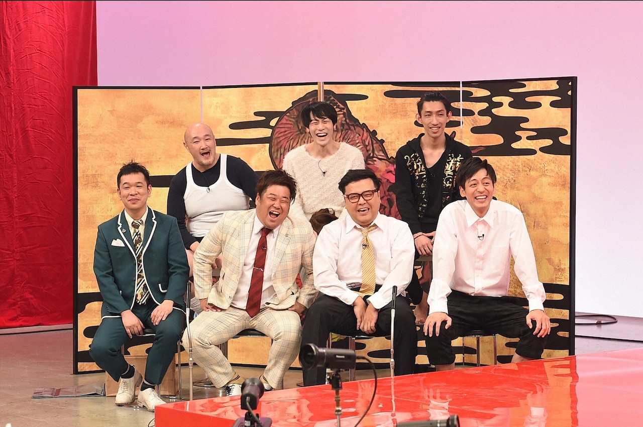 「有田ジェネレーション」に出演する「麒麟・川島軍団」のメンバー。(c)TBS
