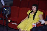 映画「ラ・ラ・ランド」のCM撮影に臨む渡辺直美。