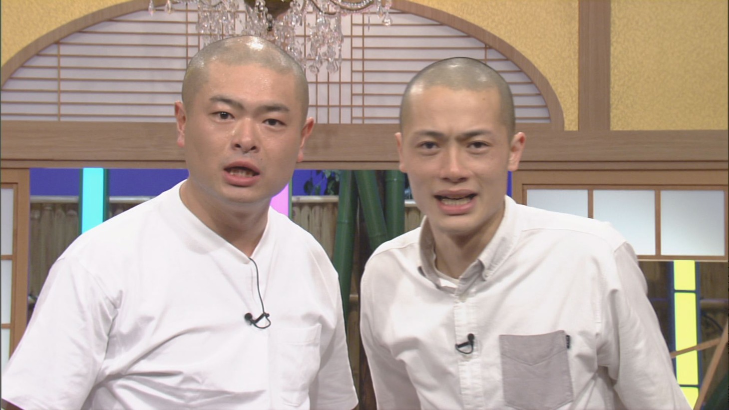 （左から）あばれる君、バッドナイス常田。(c)CBC