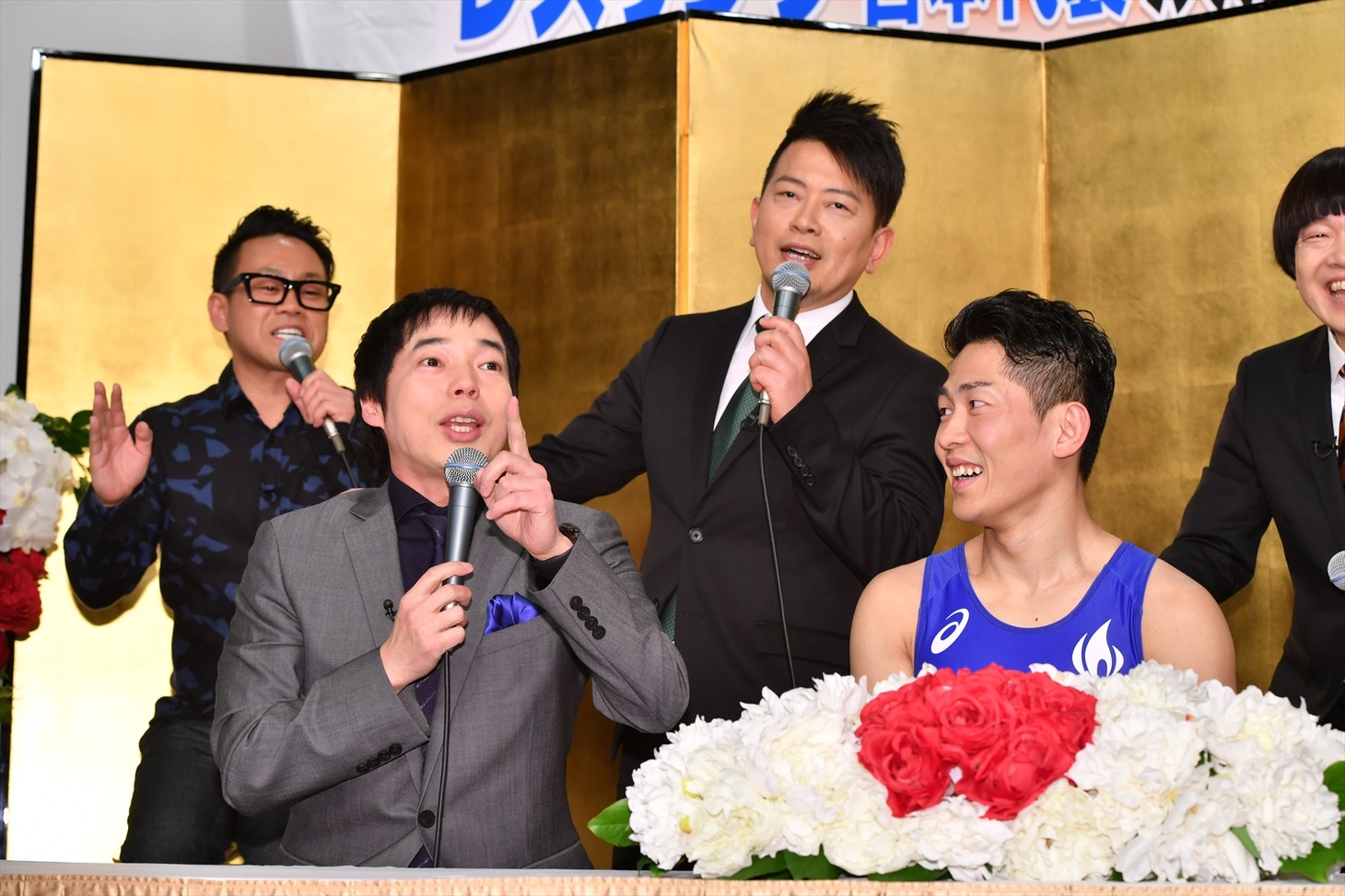 記者会見のワンシーン。(c)TBS