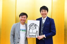 かまいたち。左から山内、濱家。