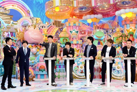 「立ちトーーク」の出演者たち。