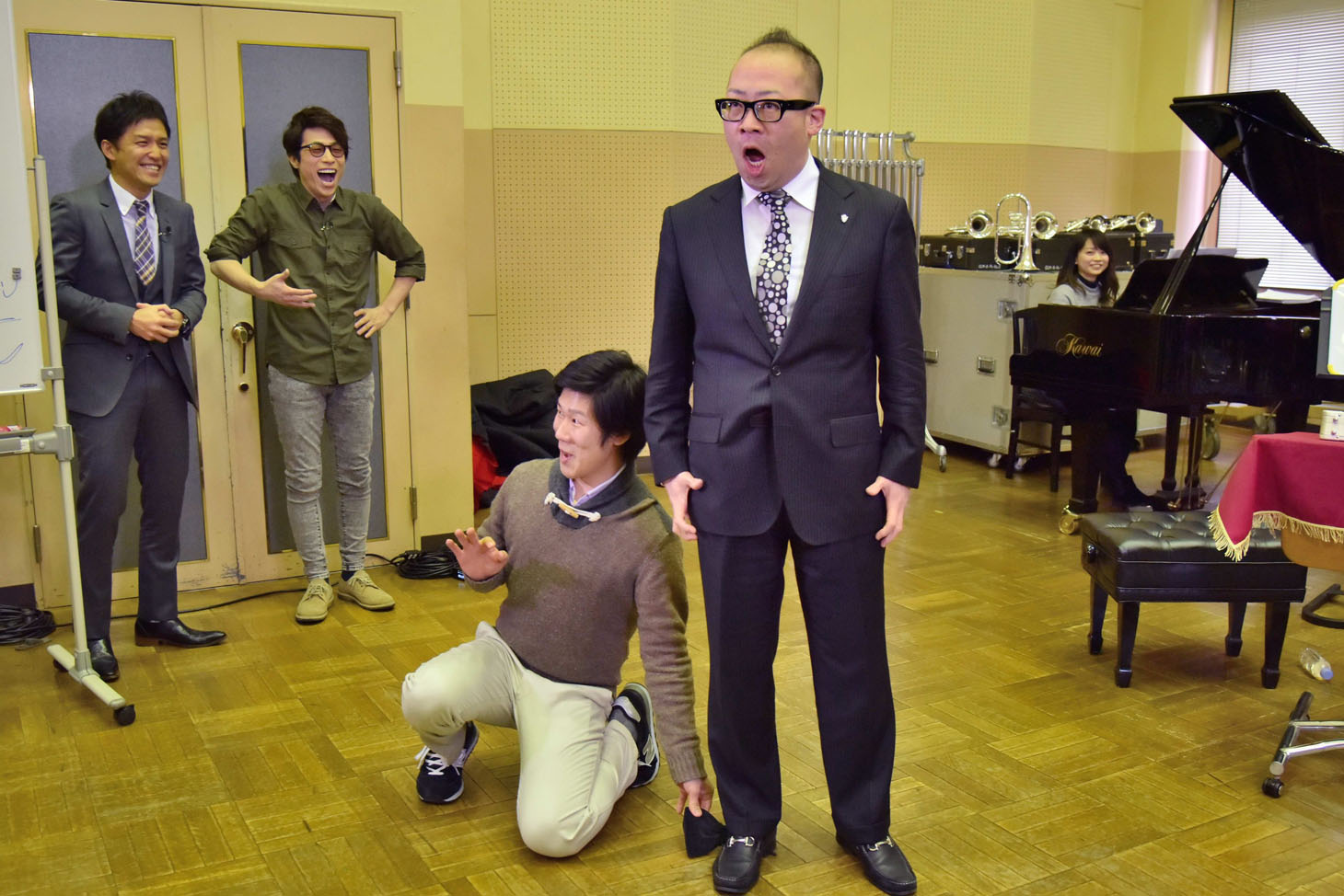 「ロンブー淳の居座り。～大阪音大編～」のワンシーン。(c)MBS