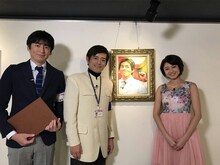 「華丸・大吉のR-1ミュージアム ～ひとり芸の歴史、ココにあり！～」に出演する（左から）博多華丸・大吉、中村静香。(c)関西テレビ