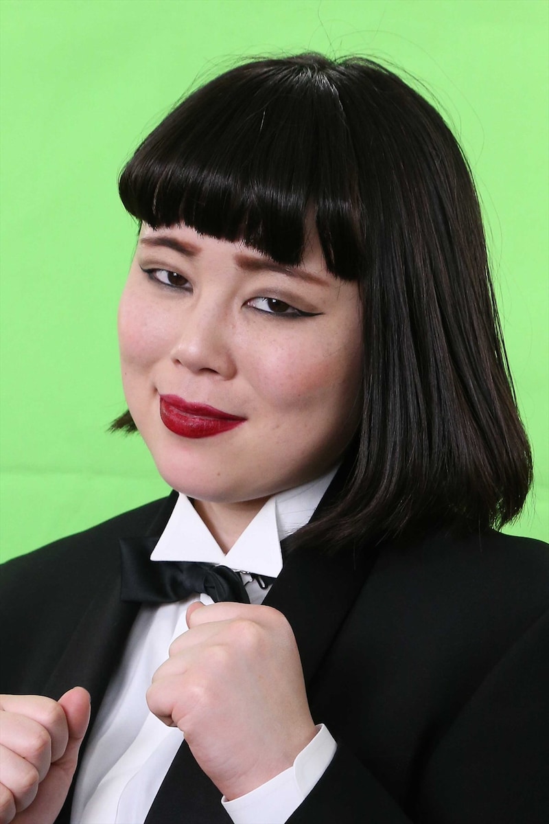 「R-1ぐらんぷり2017」ファイナリストの、ブルゾンちえみ。(c)関西テレビ