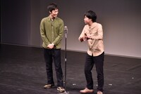 「仁義なきネタライブ」に出演する、まんじゅう大帝国。