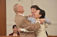 「金曜ロードSHOW!特別ドラマ企画『北風と太陽の法廷』」のワンシーン。(c)日本テレビ