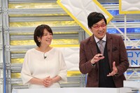南海キャンディーズ山里と赤江珠緒（左）。(c)関西テレビ