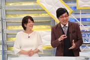 南海キャンディーズ山里と赤江珠緒(左)。(c)関西テレビ