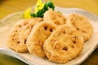 麻機レンコンを使った料理。(c)日本テレビ