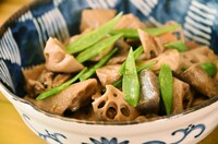 麻機レンコンを使った料理。(c)日本テレビ