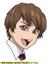 流れ星・瀧上のキャラクタービジュアル。