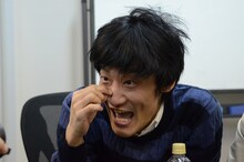 自らのドッキリ映像がDVDに収録されると知ったマッハスピード豪速球・坂巻。