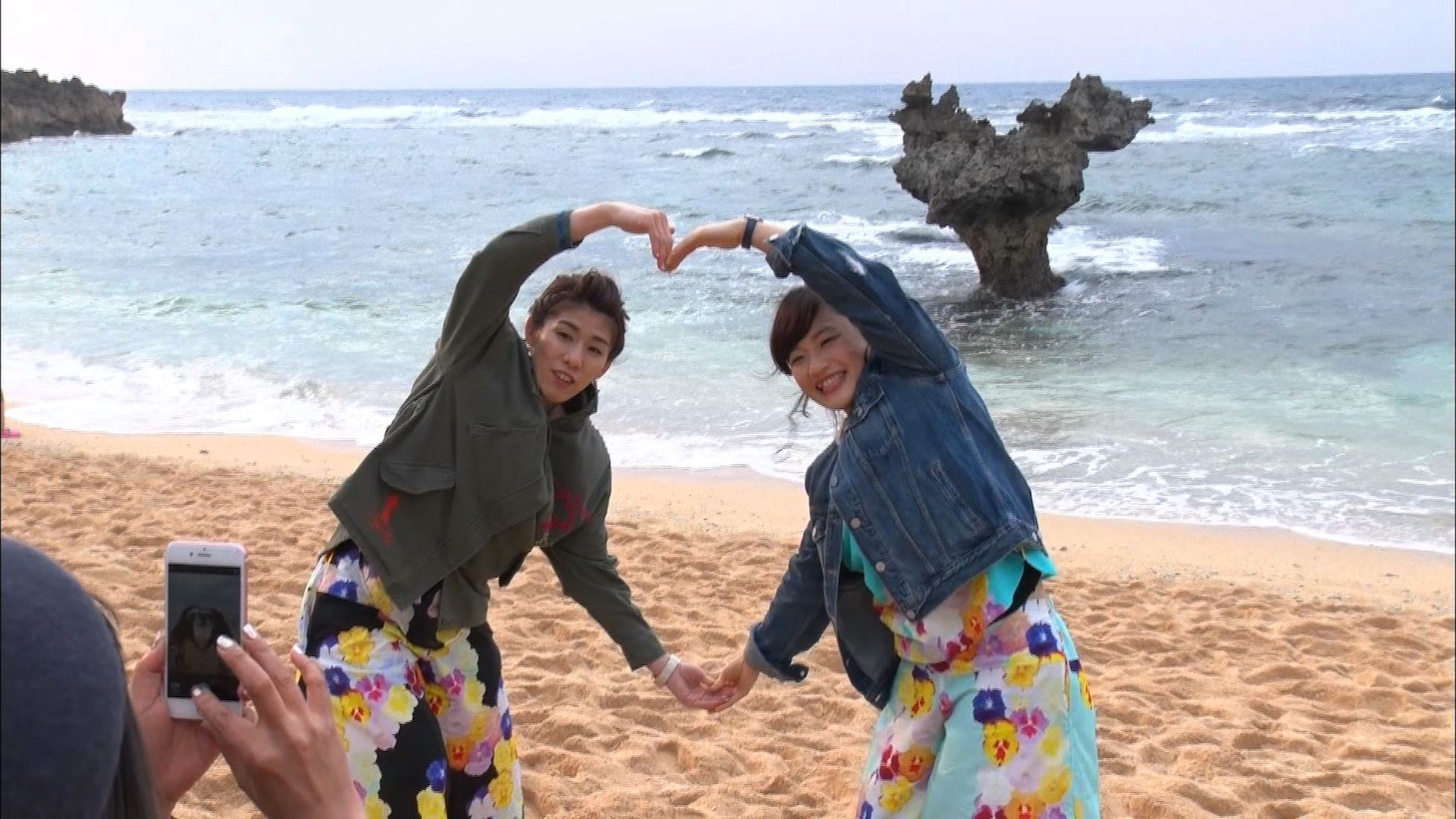 「仲良し有名人の休日 週末！ごほうび旅」のワンシーン。(c)日本テレビ