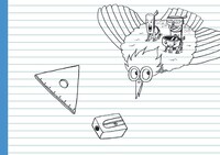 佐久間一行「ふでばこ君」裏表紙