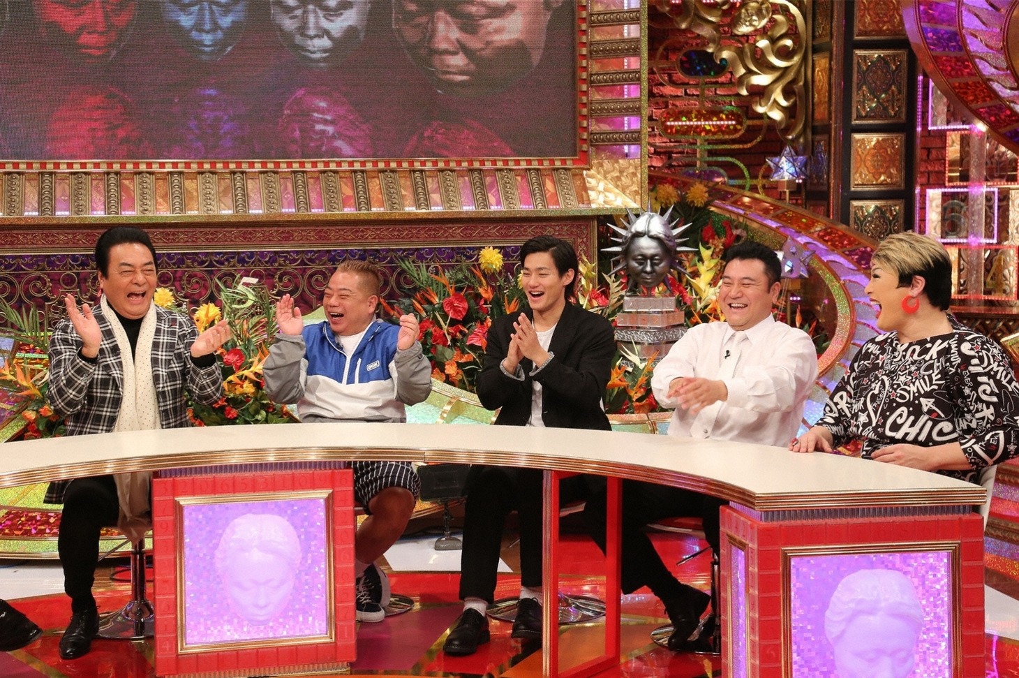 「有吉弘行のダレトク!?」のゲストたち。(c)関西テレビ