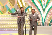 「第51回上方漫才大賞」にて大賞を受賞したオール阪神・巨人。